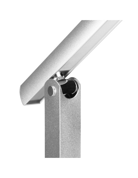 Lampada da scrivania sottile a LED color argento All4light
