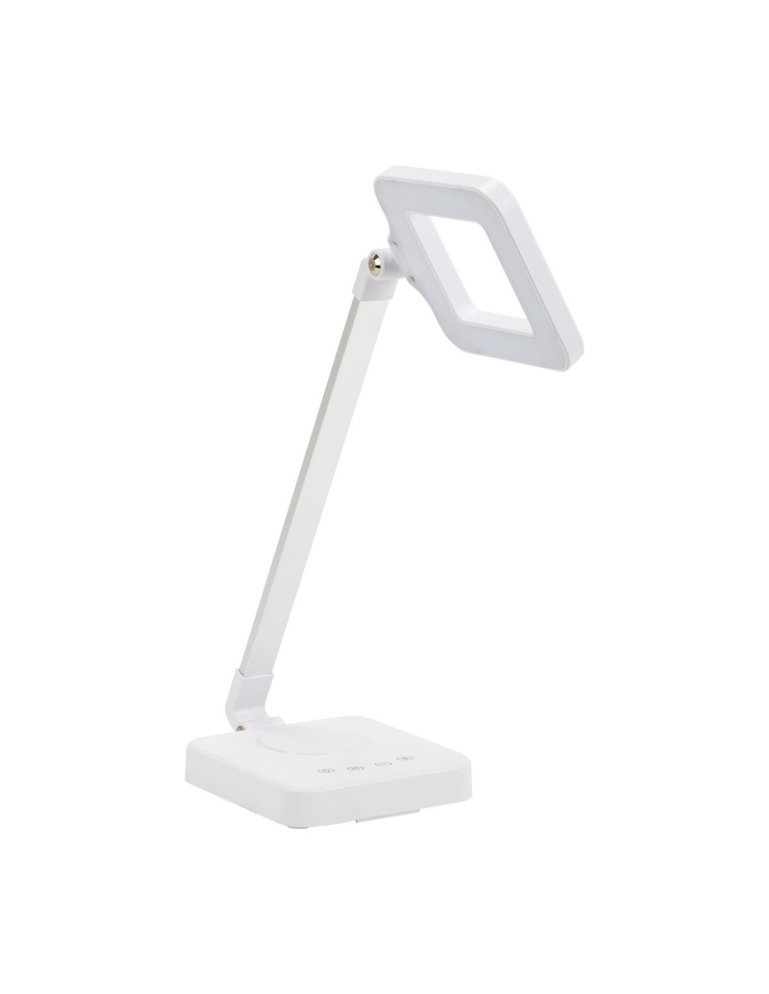 Elegante lámpara de escritorio LED cuadrada 804