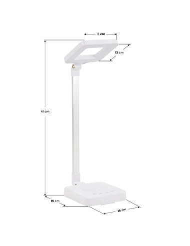Elegant LED square desk lamp 804