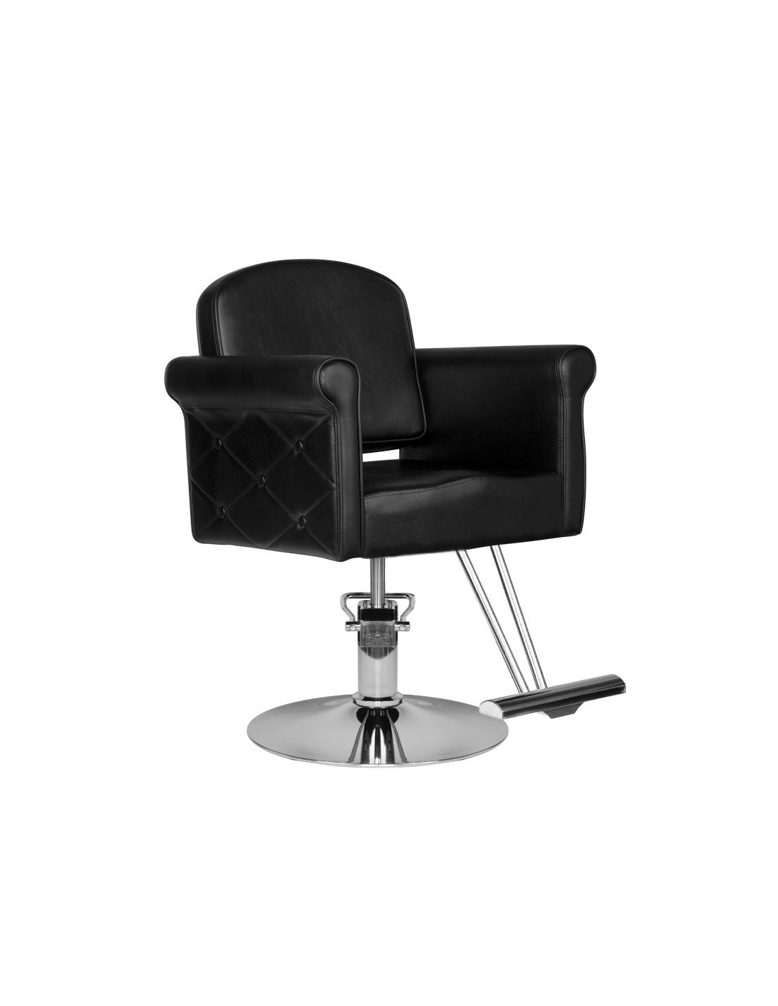 Foligno black hairdressing chair {attributes}