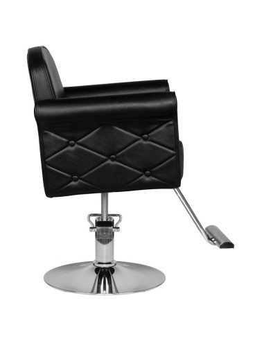Foligno black hairdressing chair {attributes}