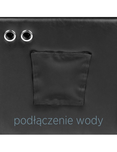 Bac a shampoing arezzo noir 