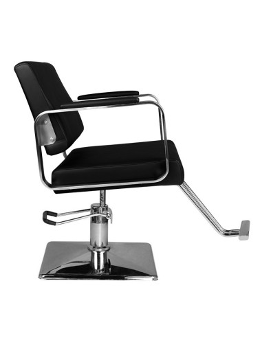 Manarola schwarzer Friseurstuhl {attributes}