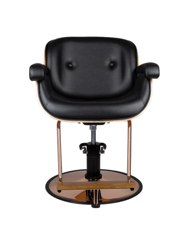 Venice black hairdressing chair {attributes}