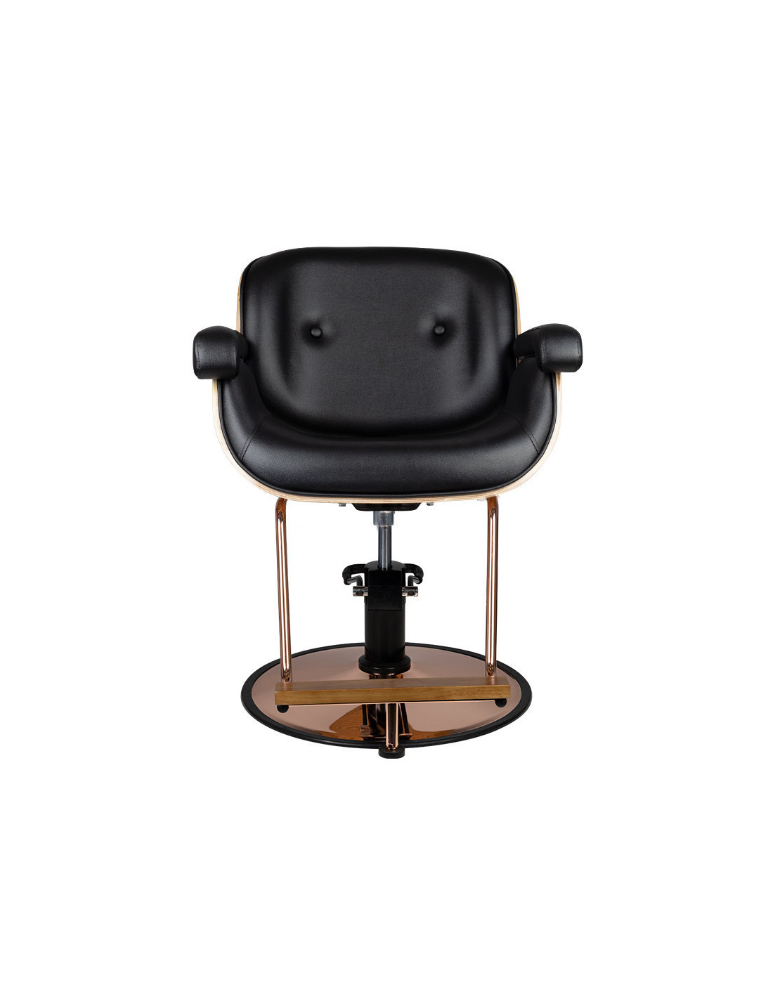 Venice black hairdressing chair {attributes}