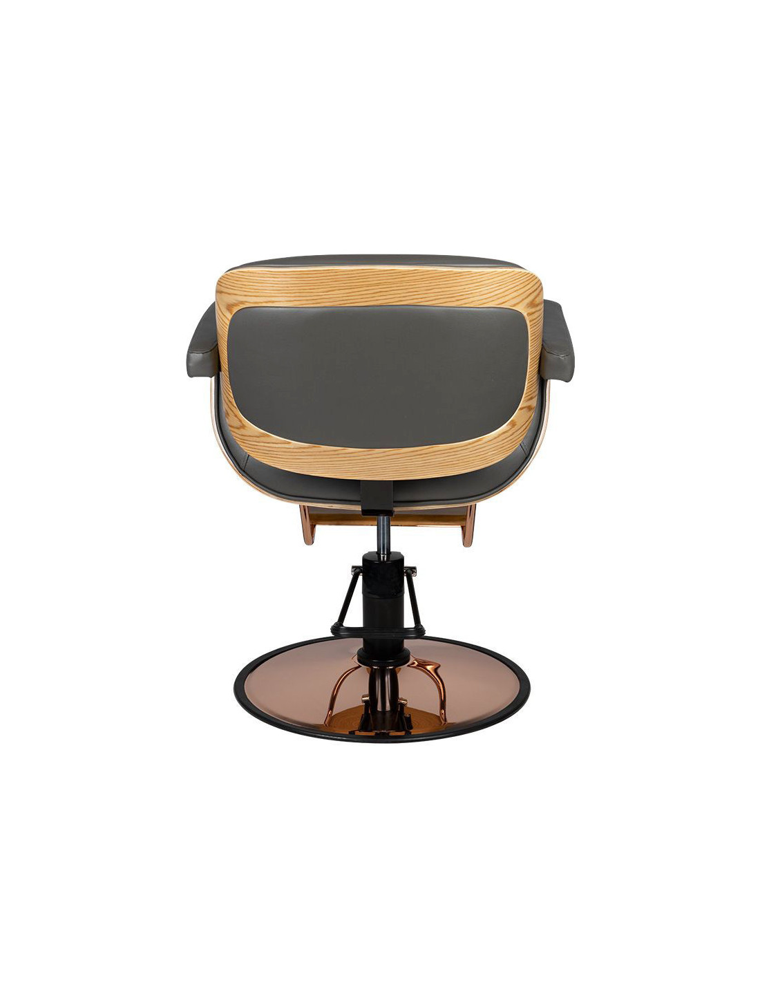  Fauteuil de coiffure tuluza noir bois 
