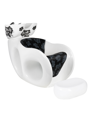 Malvah white shampoo basin