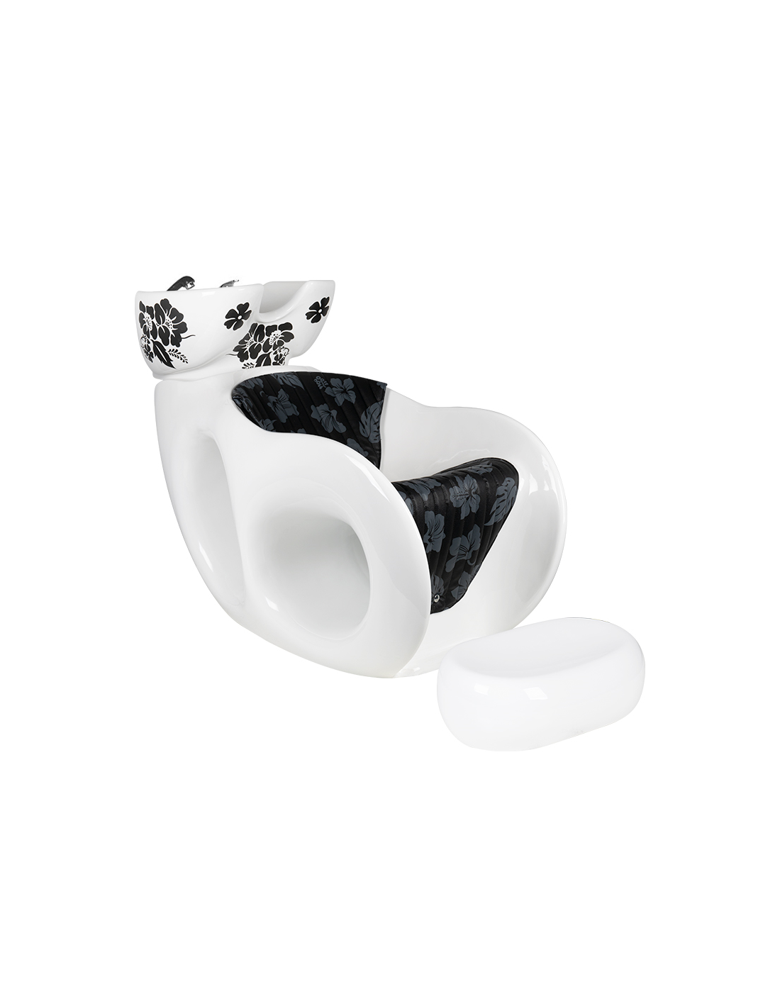 Malvah white shampoo basin