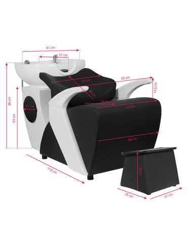 Gabbiano hair wash C024 black