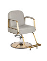 Acri gouden kappersstoel - beige {attributes}