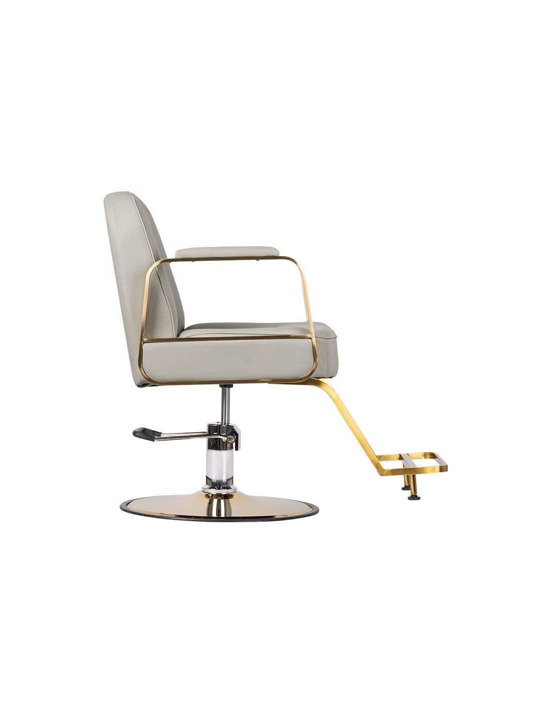 Acri gouden kappersstoel - beige {attributes}