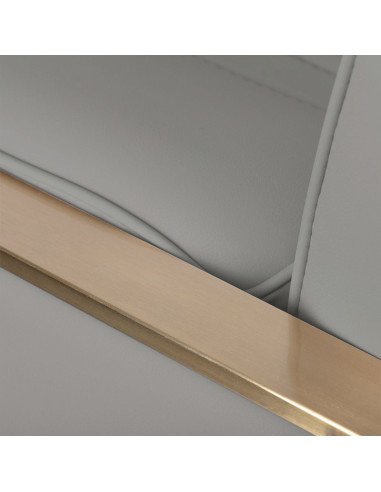 Fotel fryzjerski Acri Gold - beżowy {attributes}