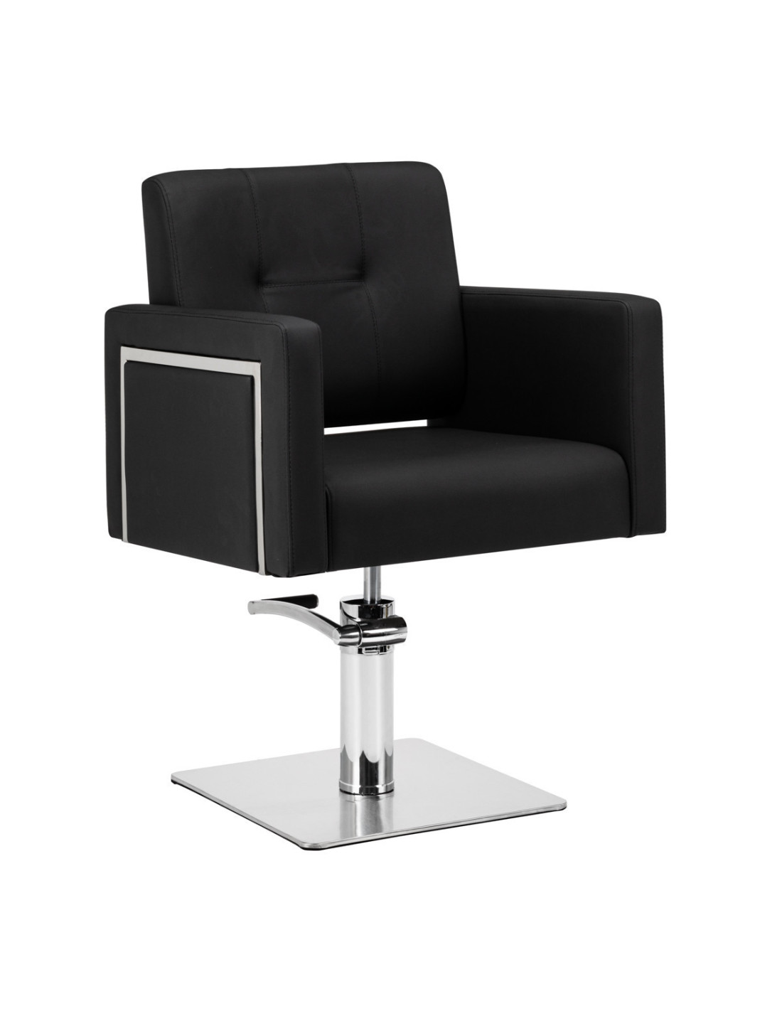 Gabbiano Bergamo black hairdressing chair {attributes}