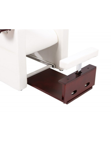 CADEIRA SPA PARA PEDICURA COM MASSAGEM NAS COSTAS AZZURRO 101 BEIGE