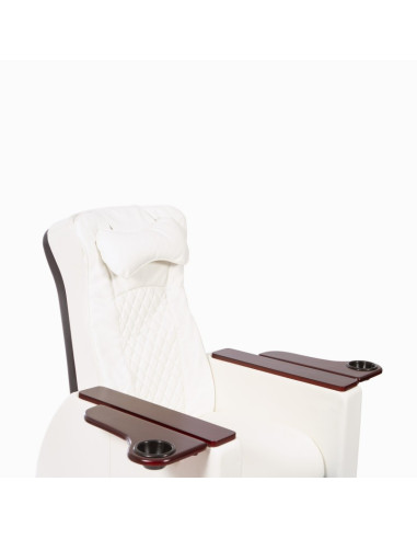 CADEIRA SPA PARA PEDICURA COM MASSAGEM NAS COSTAS AZZURRO 101 BEIGE