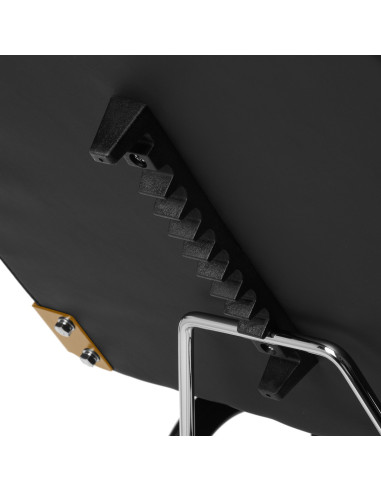 Chaise cosmétique 557G avec cuvettes or-noir