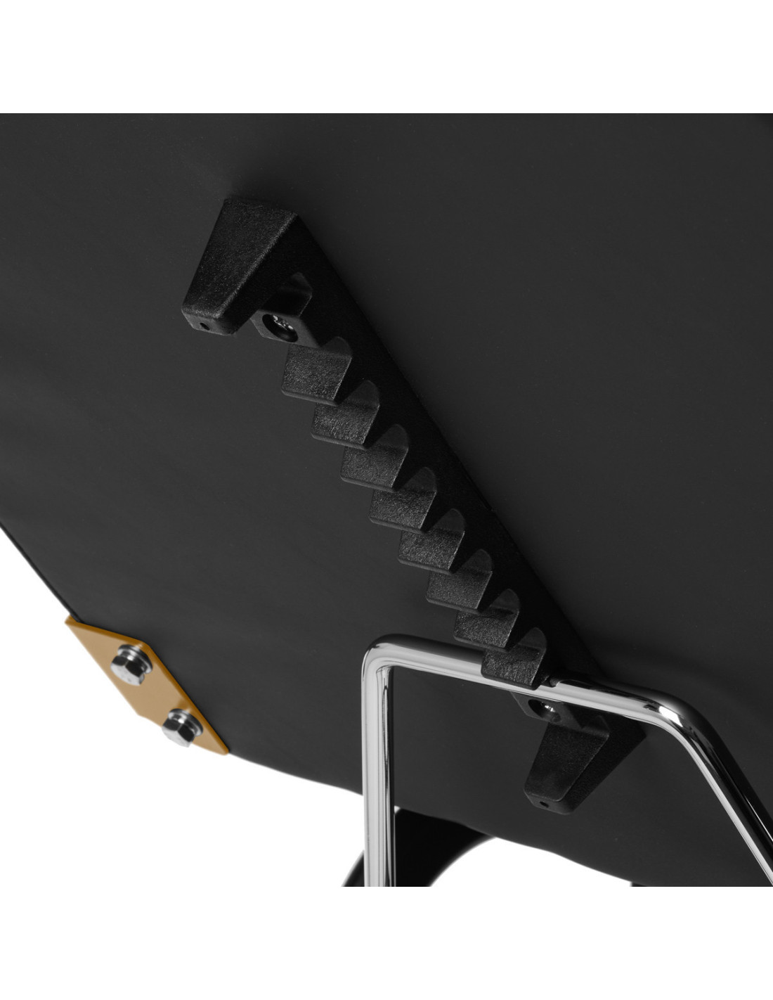 Chaise cosmétique 557G avec cuvettes or-noir