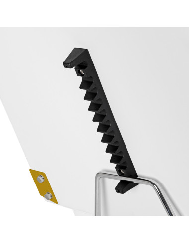 557G Kosmetikstuhl mit weißgoldenen Schalen