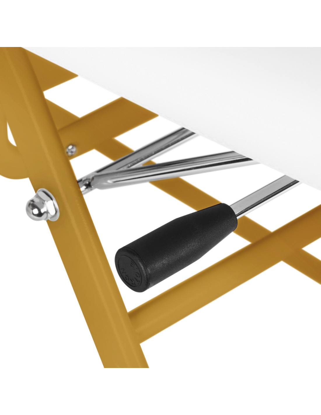 Poltrona cosmetica 557G con cuvette oro bianco