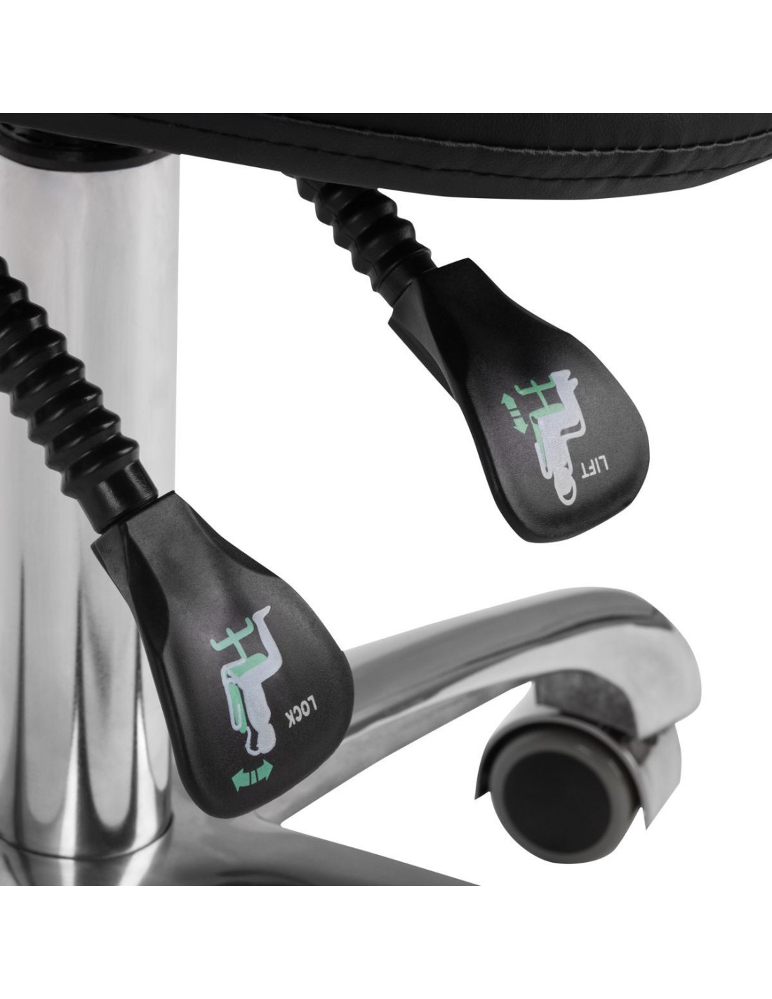 Tabouret cosmetique 1025 giovanni noir