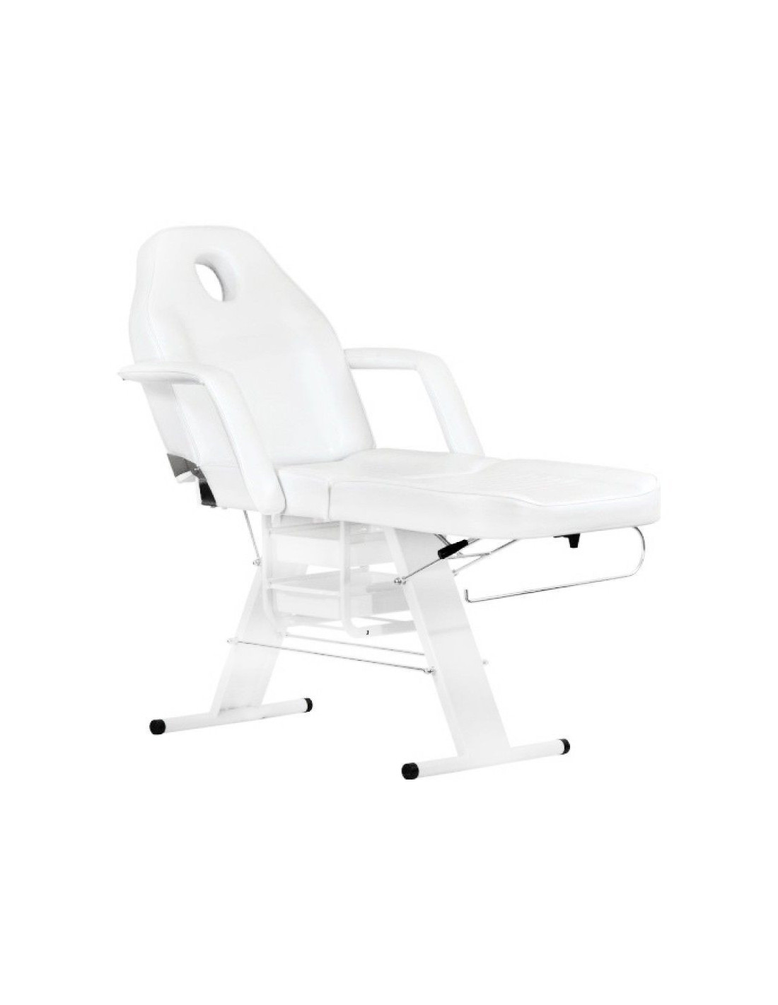 Sillón cosmético 202 Basic + mesa cosmético 1040 + lámpara de aumento LED S5