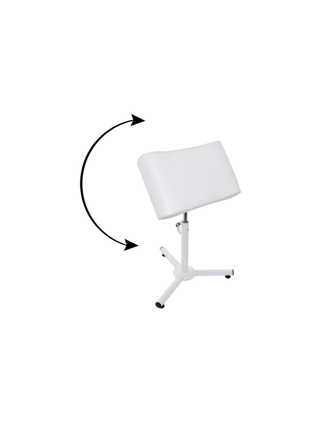 Ampio poggiapiedi per pedicure