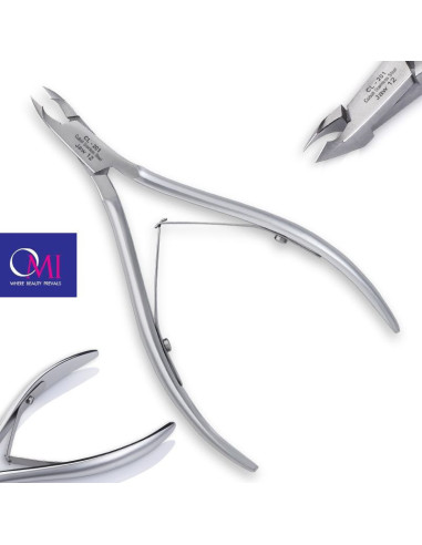 Omi pro-line CL-201 cuticle nippers 12/4 mm jaw overlap joint