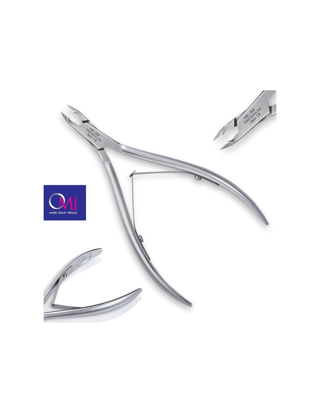 Tronchese per cuticole Omi pro-line CB-202 ganascia 12/4 mm articolazione lap