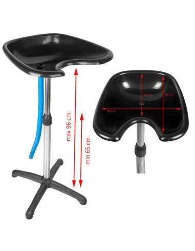 Gabbiano portable hairdresser wash on stand 128