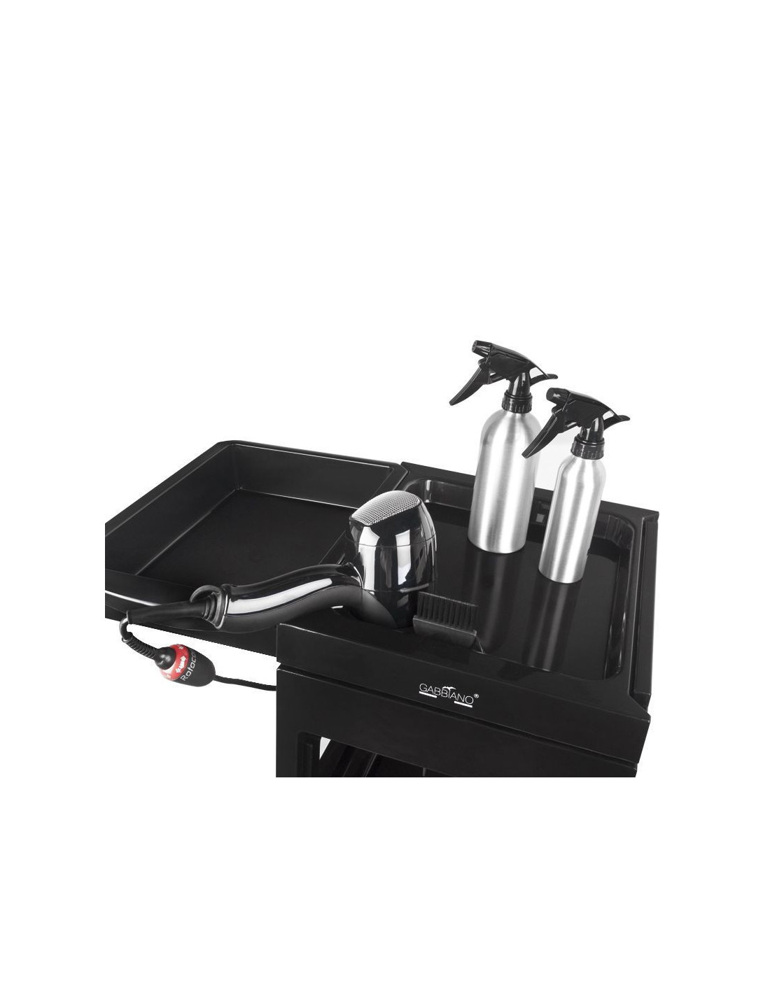 Gabbiano 048A schwarze Friseurhilfe