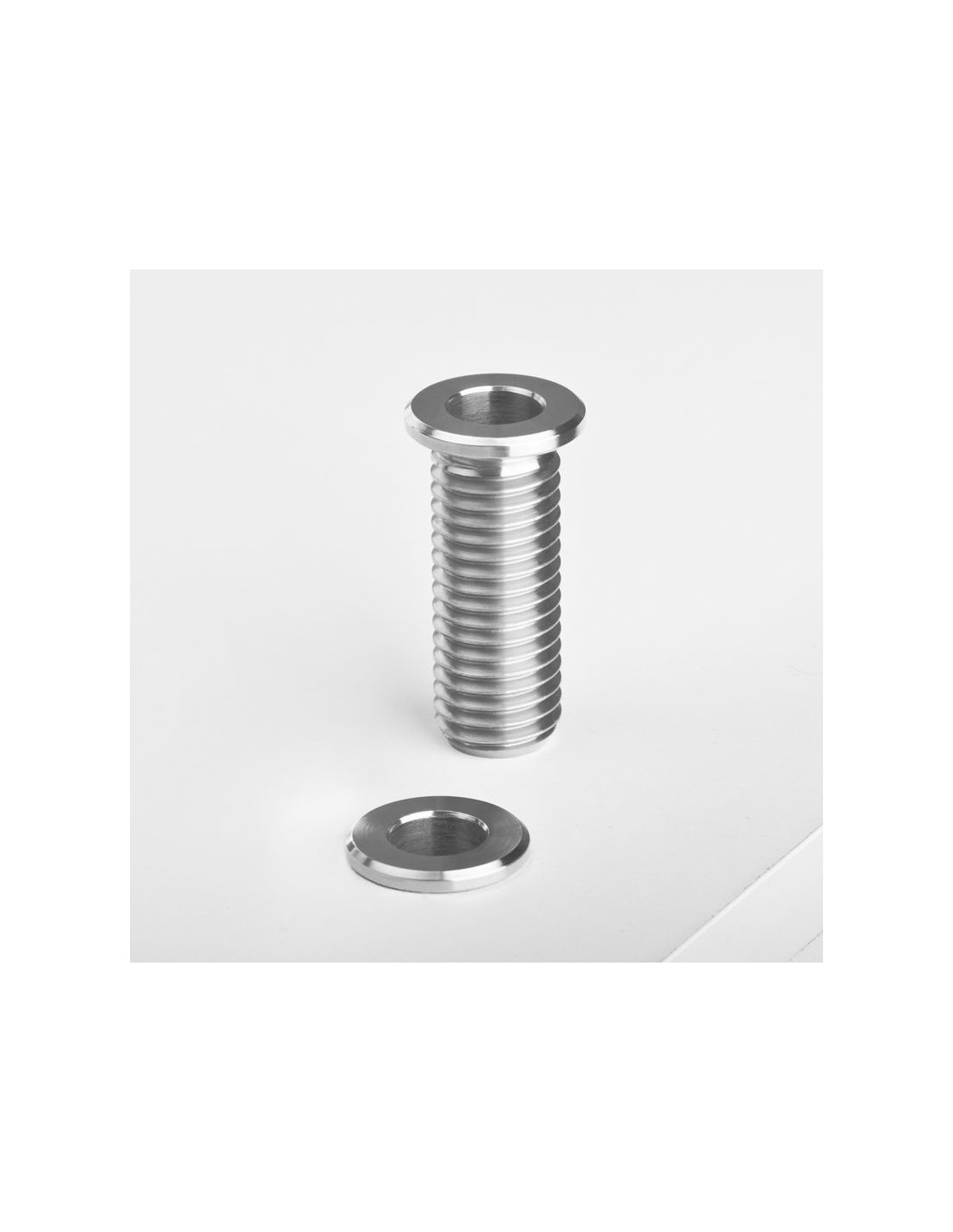 Portalámparas lupa tubo inox