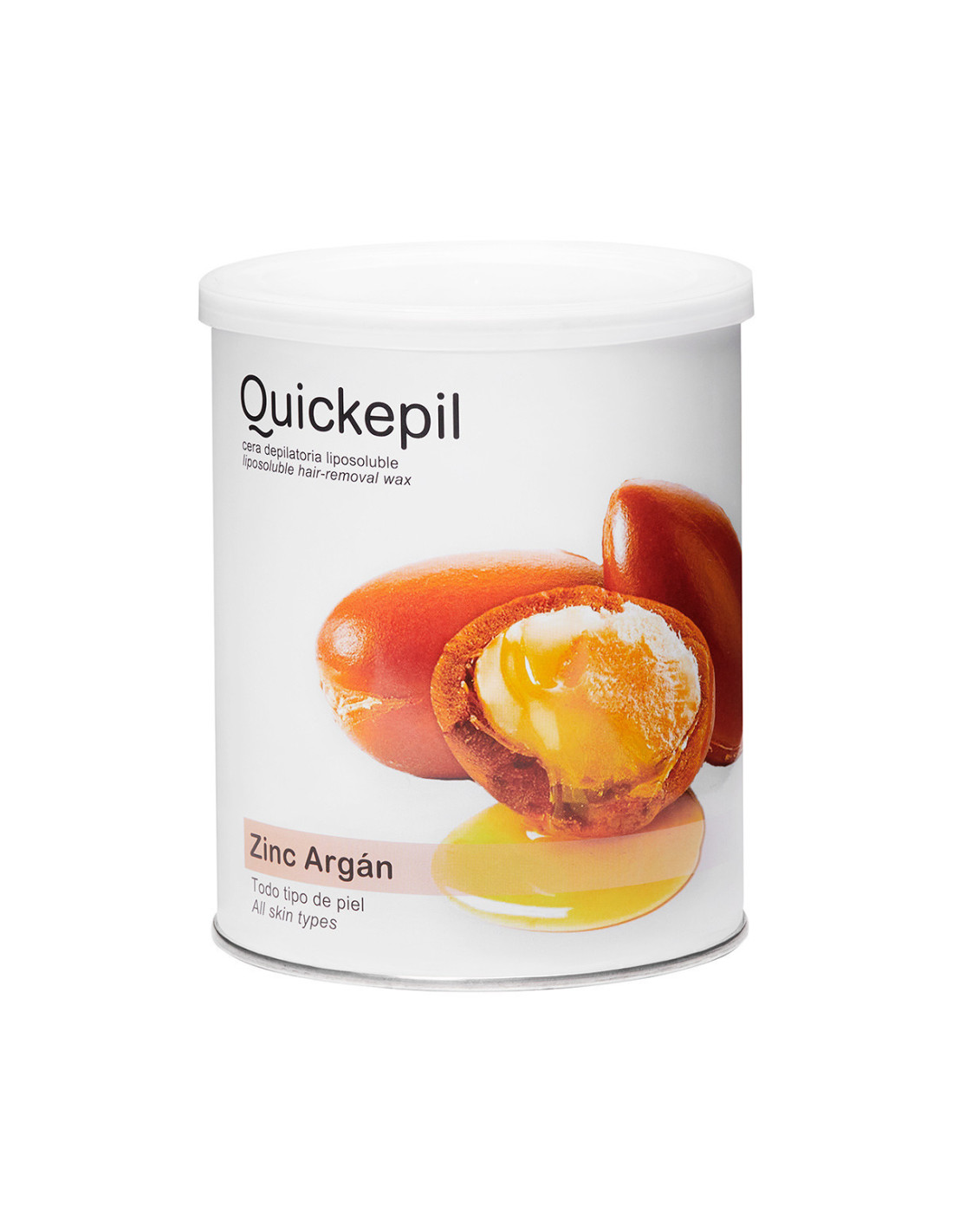 Quickepil zinc-argan hair removal wax 800 ml can