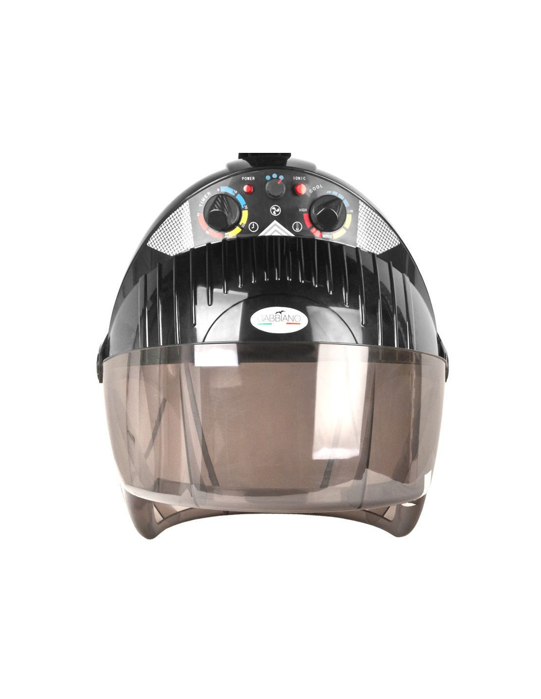 Asciugacapelli sospeso Gabbiano Centurion DVI-303W tre velocità ionico nero