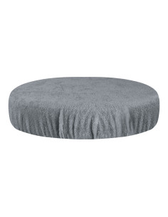 Grey sponge stool cover
