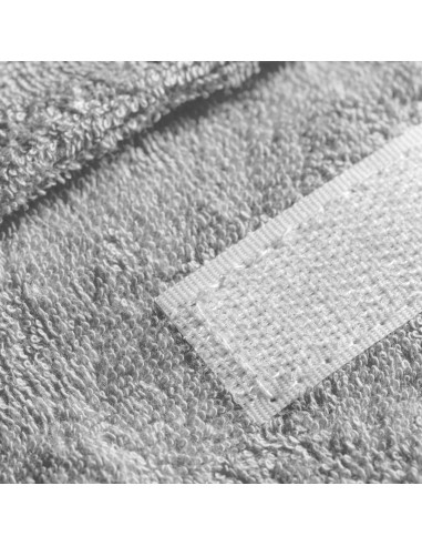 Graues Frottee-Stirnband