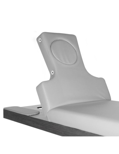 Camilla de masaje eléctrica SPA Azzurro 815B de madera gris calefactada con LED