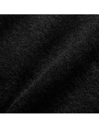 Schwarzes Frottee-Bettlaken