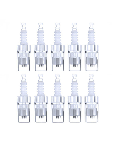 10 cartucce di ricambio per Microneedle Pen con 12 aghi