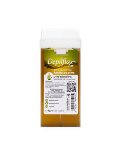 Depilflax 100 wosk do depilacji rolka oliwkowy 110 g