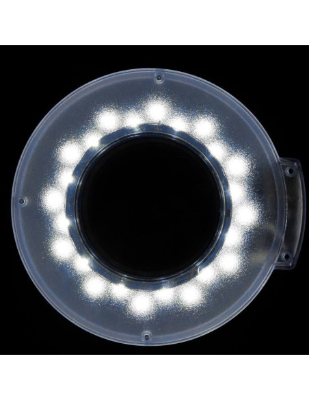 Ensemble fauteuil 210 + lampe loupe LED S5 + tabouret 302 