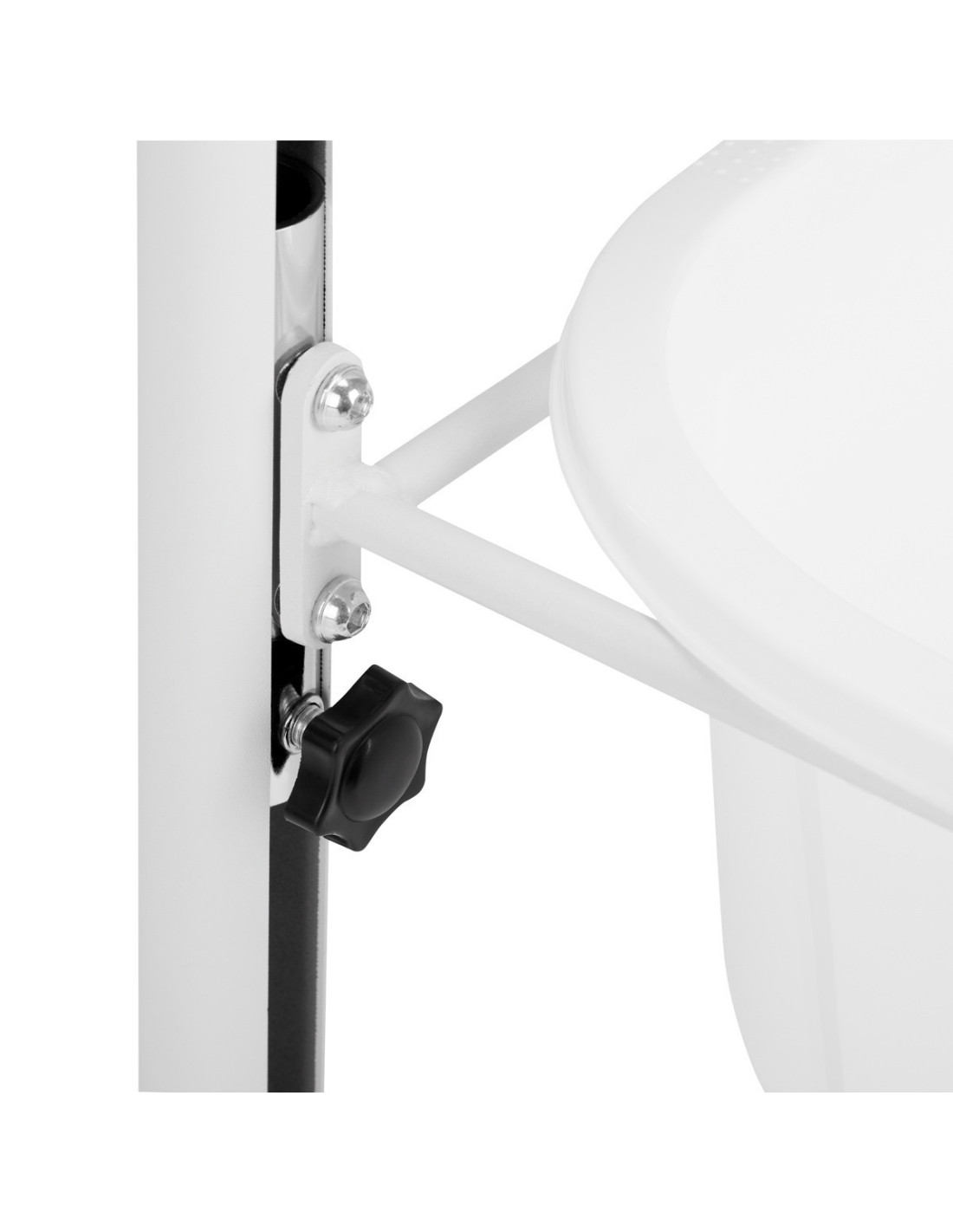 Plateau de pédicure réglable en hauteur, blanc 