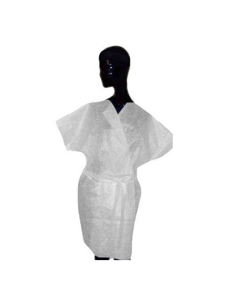 Disposable short-sleeved bathrobe