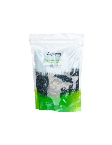 Depilflax 100 flexibele ontharingswas met laag smeltpunt parelzwart 1000 g 