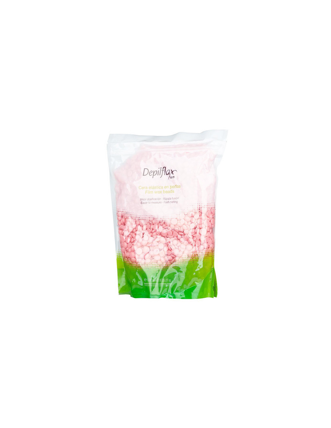Depilflax 100 flexibele ontharingswas met laag smeltpunt parel rosa rose 1000 g 