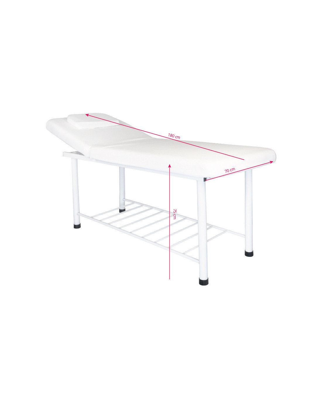 Lettino da massaggio 812 basic bianco