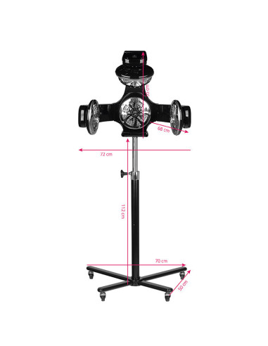 Gabbiano infrazone standing 868-1 black