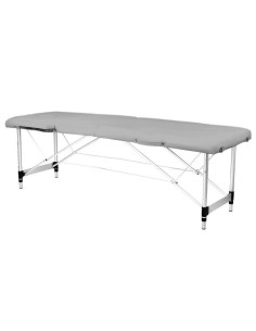 Aluminium comfort opklapbare massagetafel Activ Fizjo 2 segment grijs