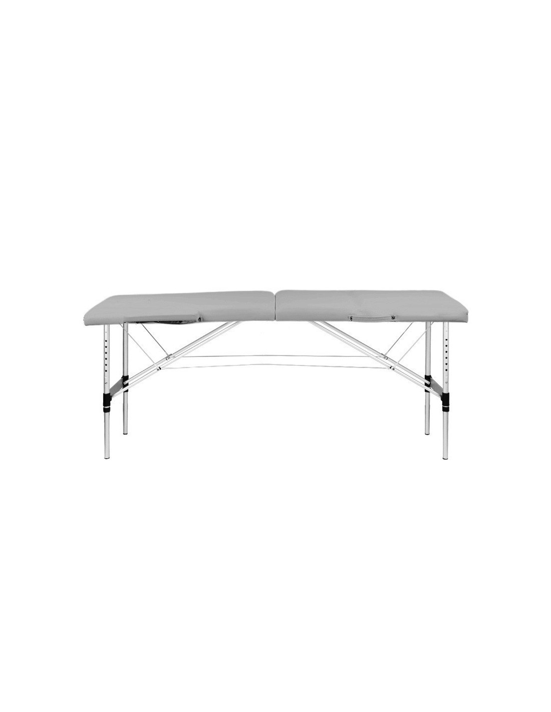 Lettino da massaggio pieghevole comfort in alluminio Activ Fizjo 2 segmenti grigio