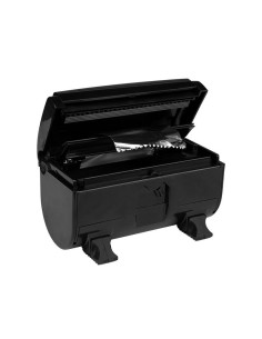 Dispenser van zwarte aluminiumfolie