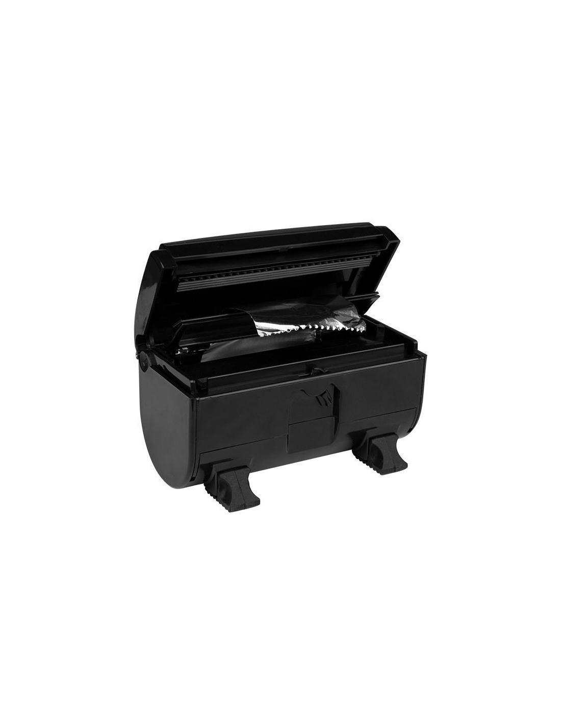 Dispensador de papel de aluminio negro 